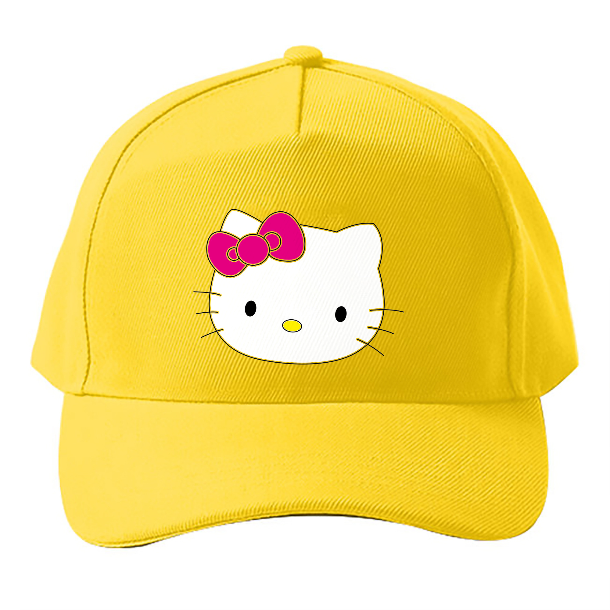 （画像用） Hello Kitty ハローキティ ベースボールキャップ 綿100％ 男女兼用 帽子 スポーツ